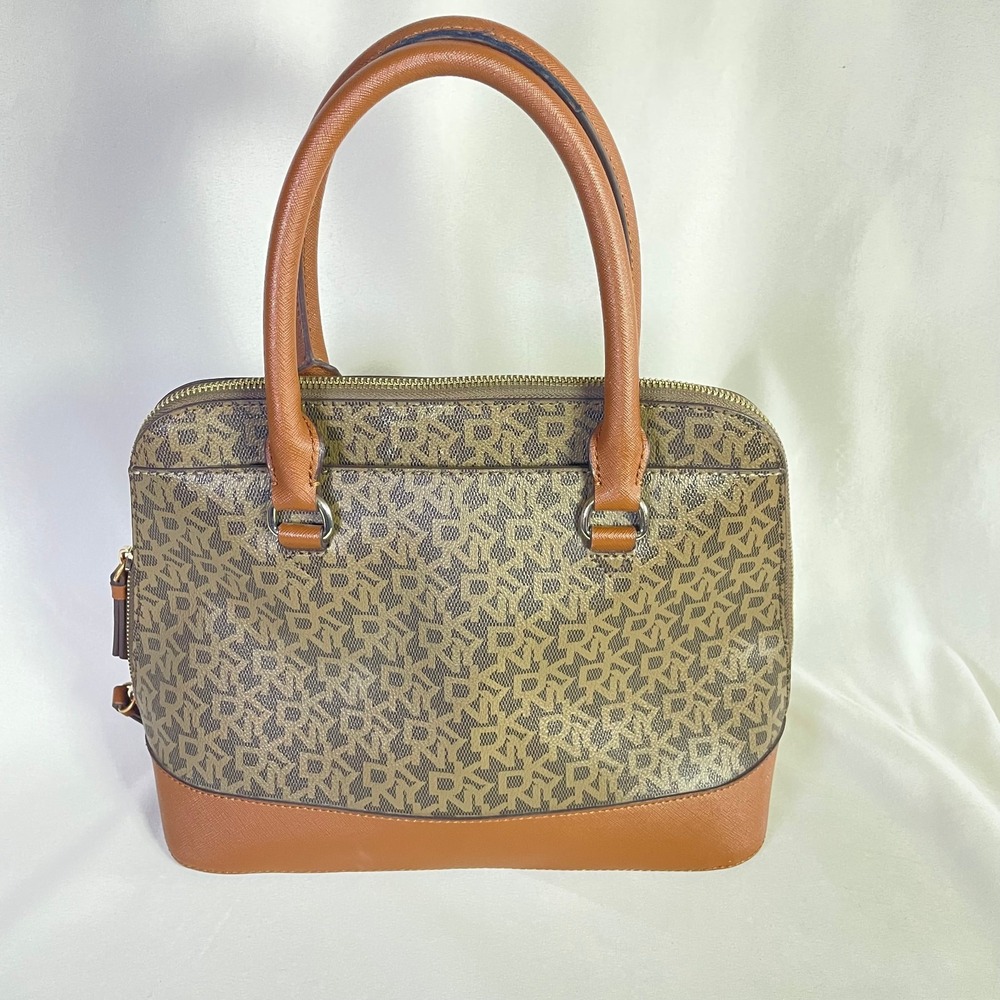 DKNY Brown Satchel Pre-owned - Picture 2 of 6